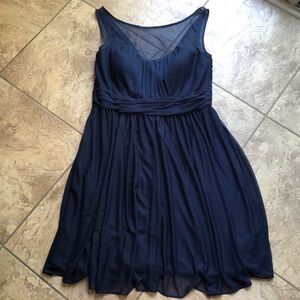 Women’s  David’s Bridal Navy Bridesmaid Dr…